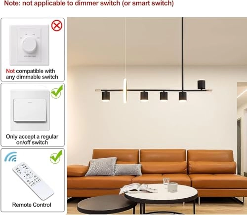 LED Pendant Light - 47.2in(120cm)