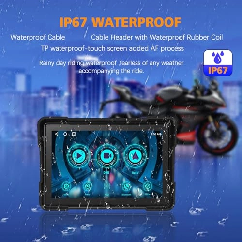 Motorcycle Touch Screen Brilluxa9a6s02epoz - 5.0 inch 128M+64GB