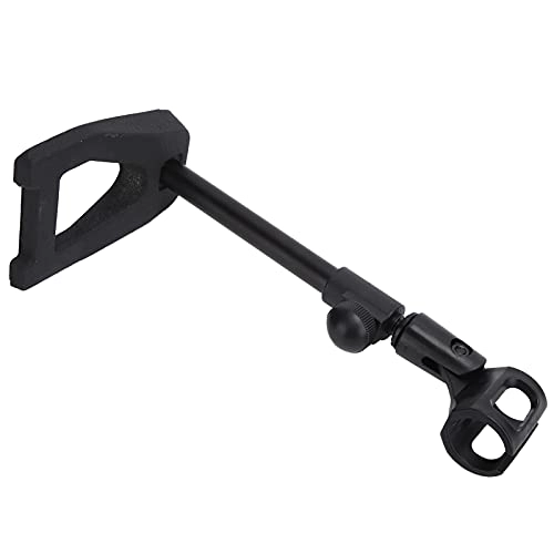 Microphone Stand - Portable Desktop Adjustable 23-28cm Black