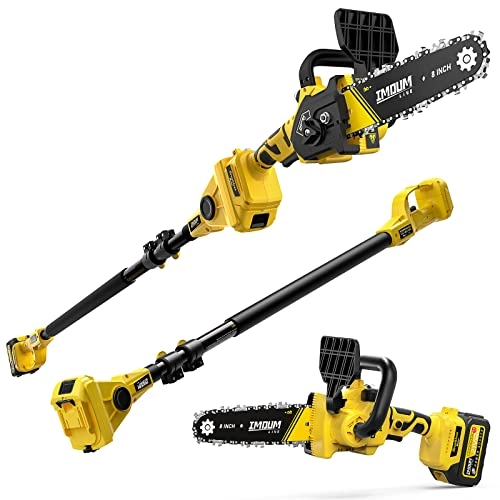 2-IN-1 Cordless Pole Saw & Chainsaw - 900 Watts