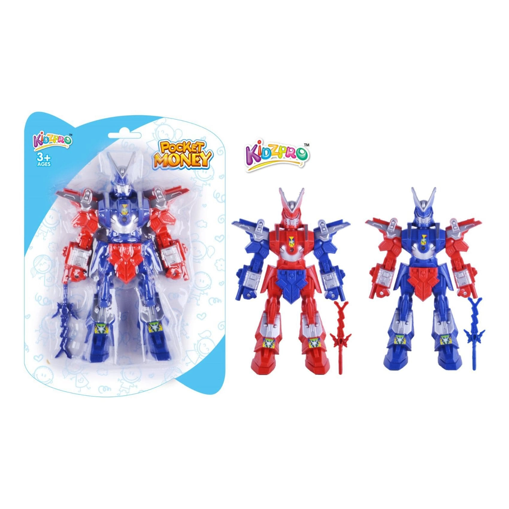 Kidzpro Pocket Money Robot - With Light Multicolour