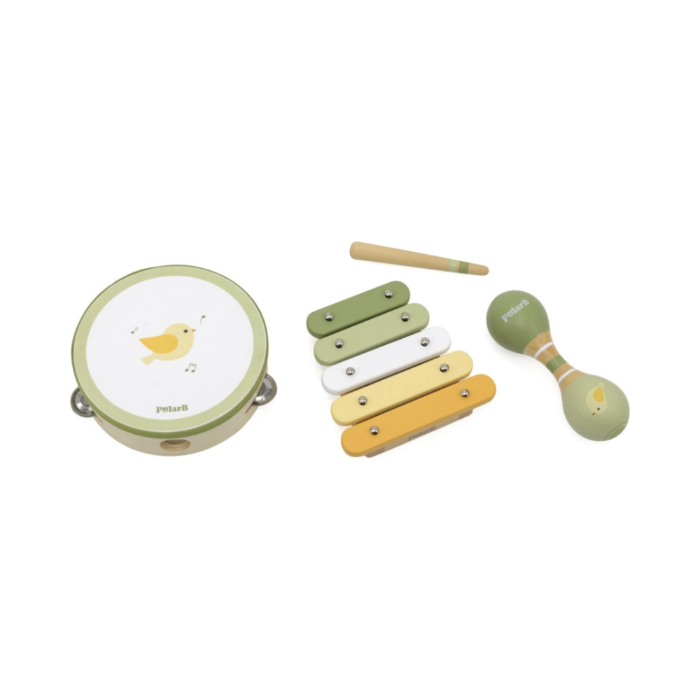 Bird Wooden Music Set - Suitable for 12 months and above
