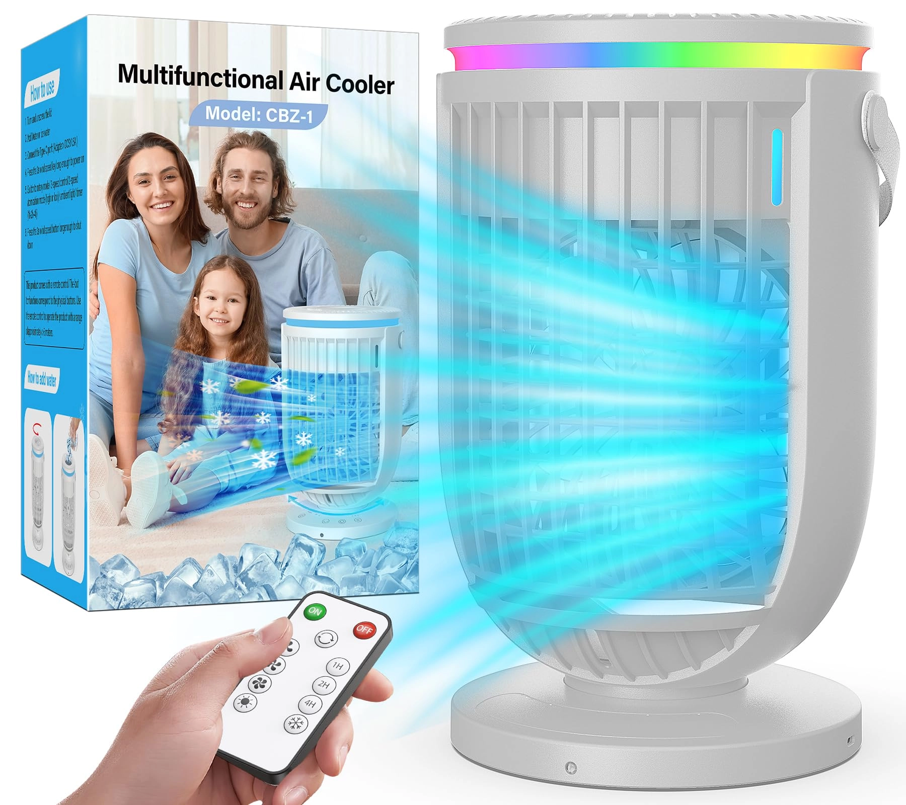 Portable Air Conditioners Fan - 10 watts