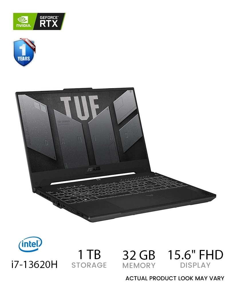 TUF Gaming F15 FX507VI - 15.6'' Core i7-13620H 32GB DDR5 1000GB SSD