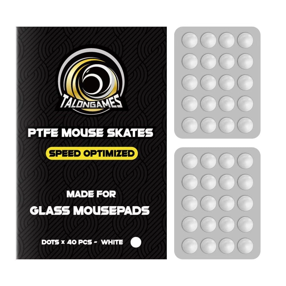 TALONGAMES Mouse Skates - High-Density PTFE 6.5mm 40pcs