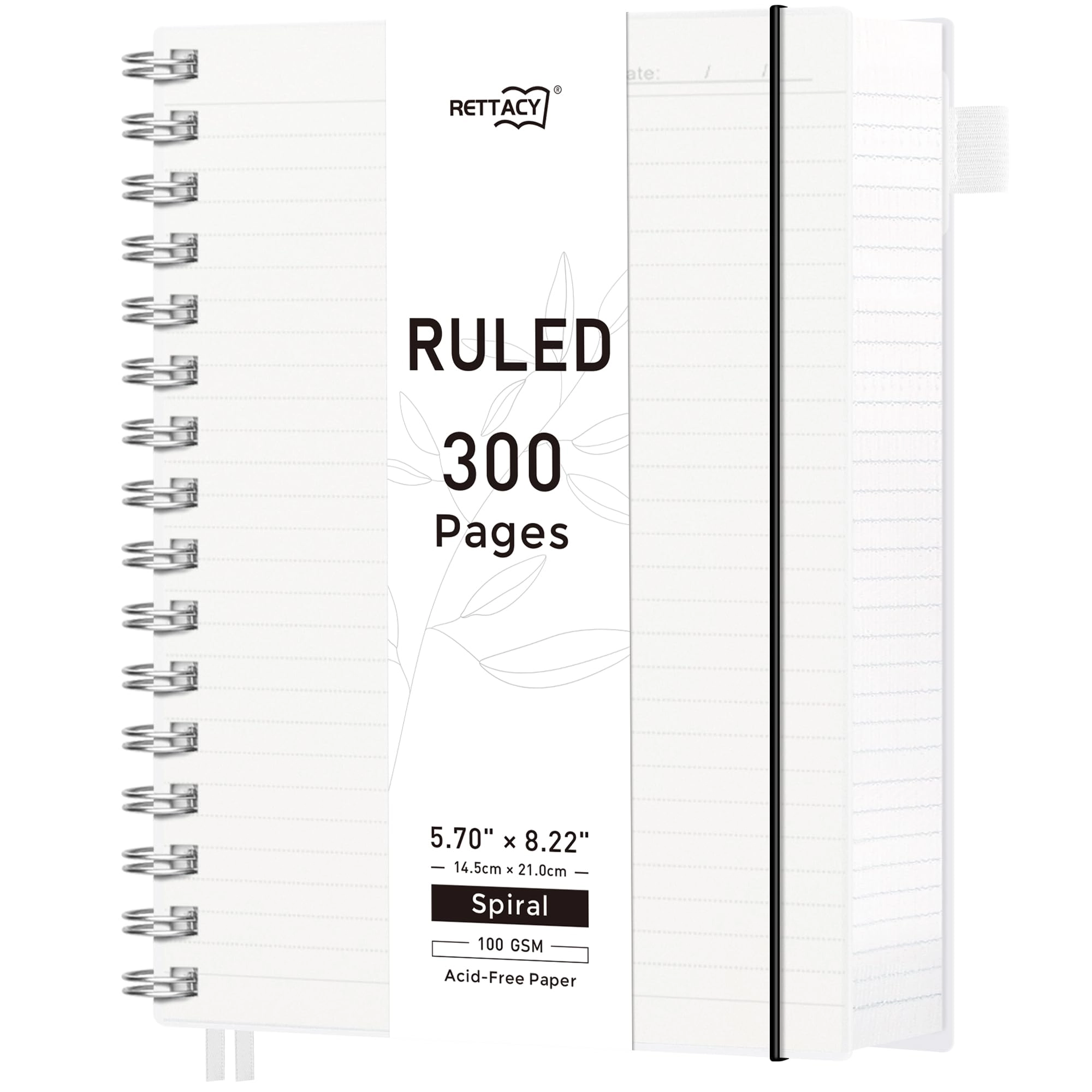 Notebook A5 Spiral - Lined 150 Sheets