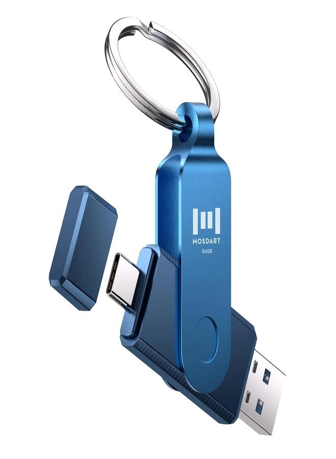 mosDART UD211C - USB 3.2 Gen 1 USB-C USB-A 64GB