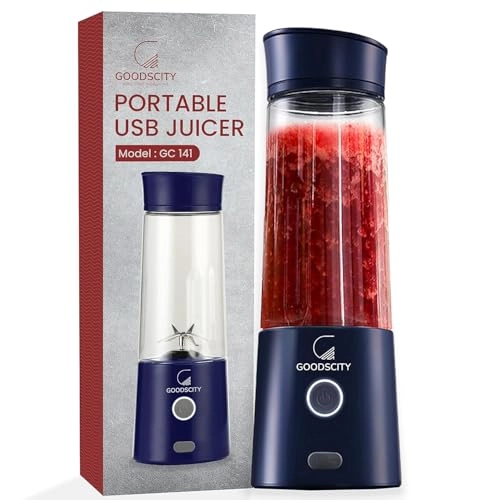 GOODSCITY Portable Hand Blender - 450Ml USB Rechargeable