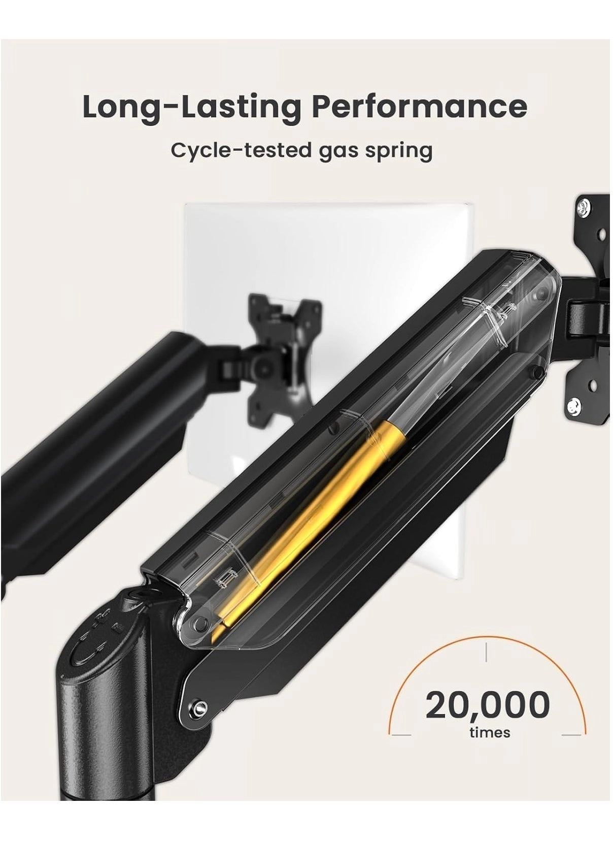 Dual Monitor Stand - 17-32 inch 75x75/100x100mm
