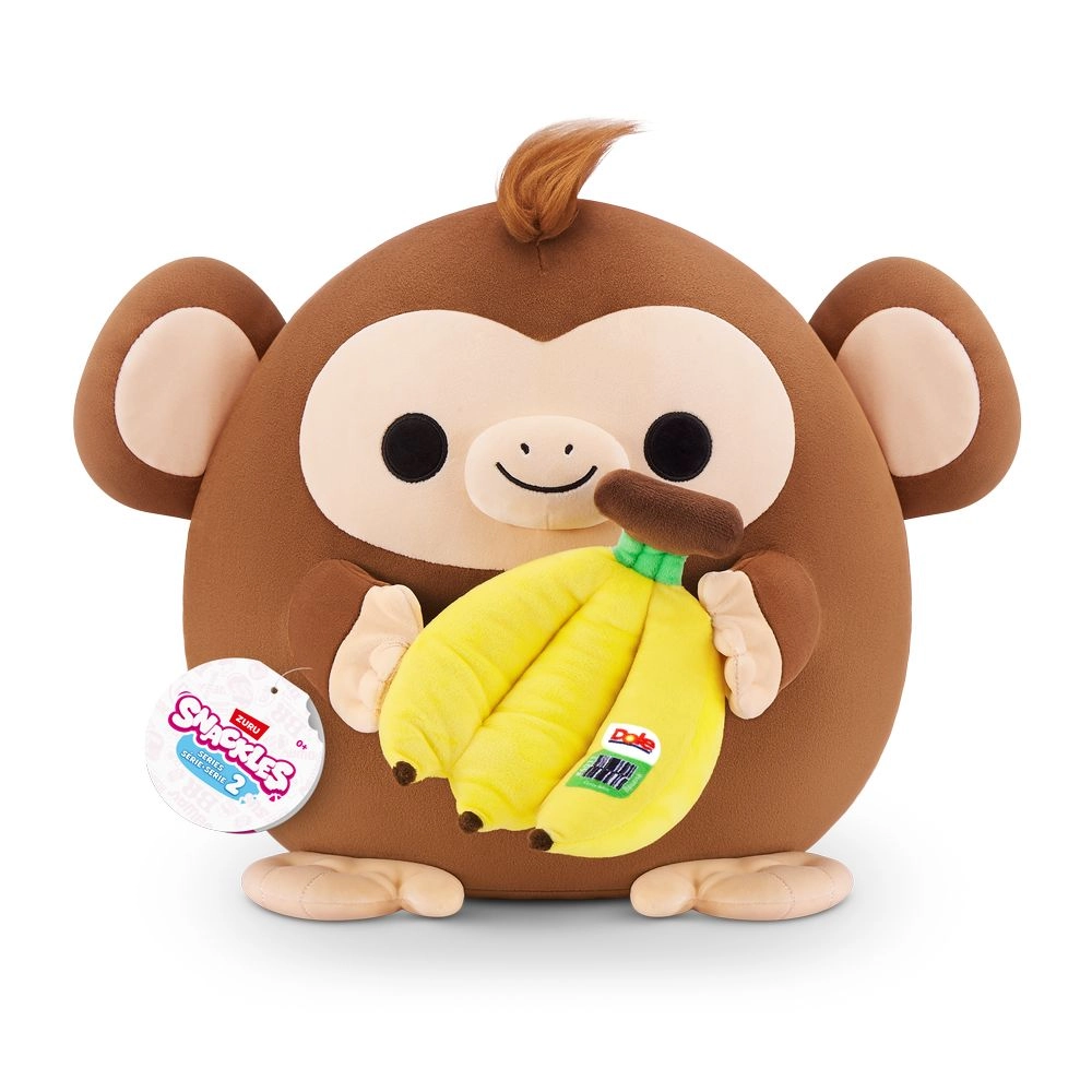 SNACKLES Riko The Monkey And Dole - 14-inch