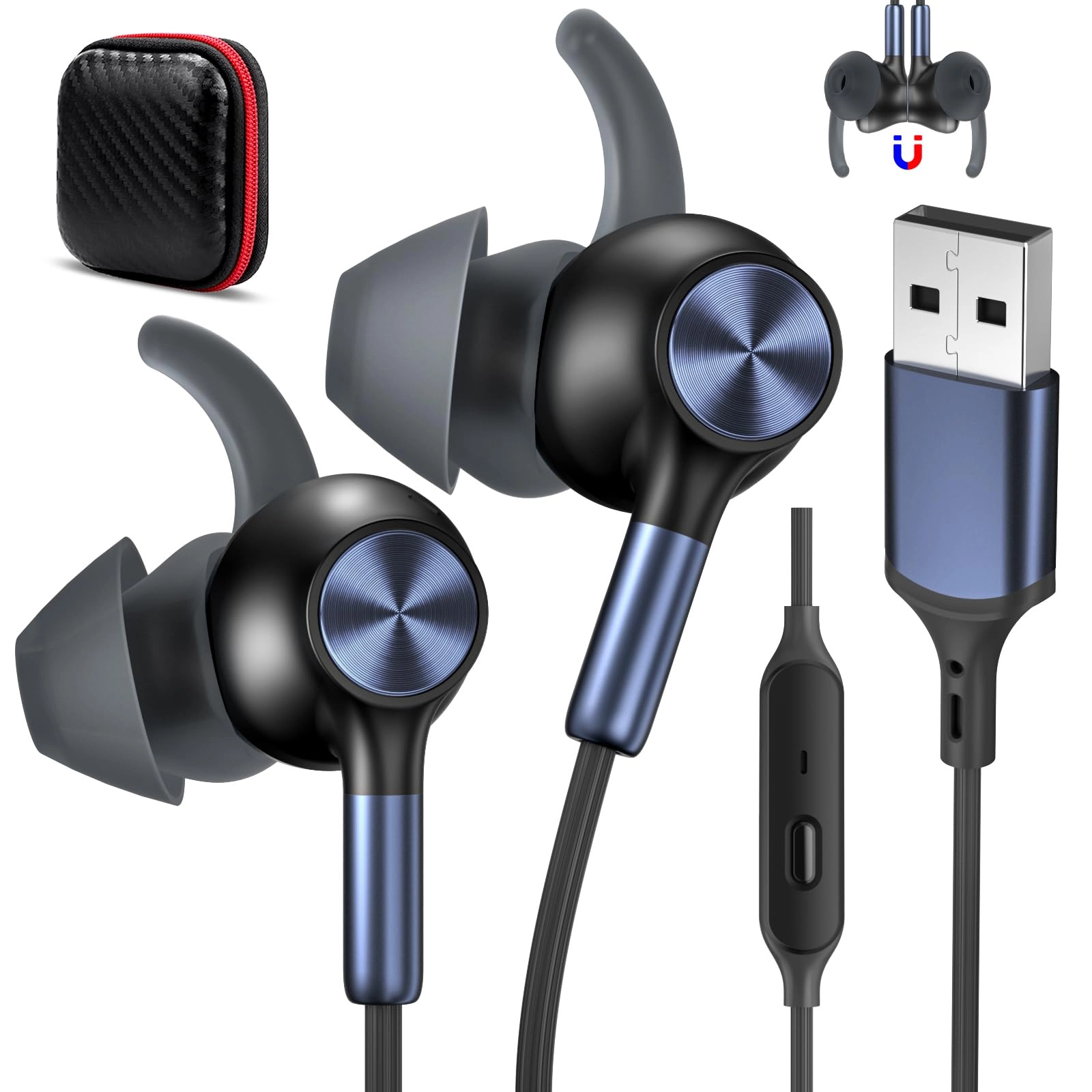 USB Earbuds - Wired Earbud
