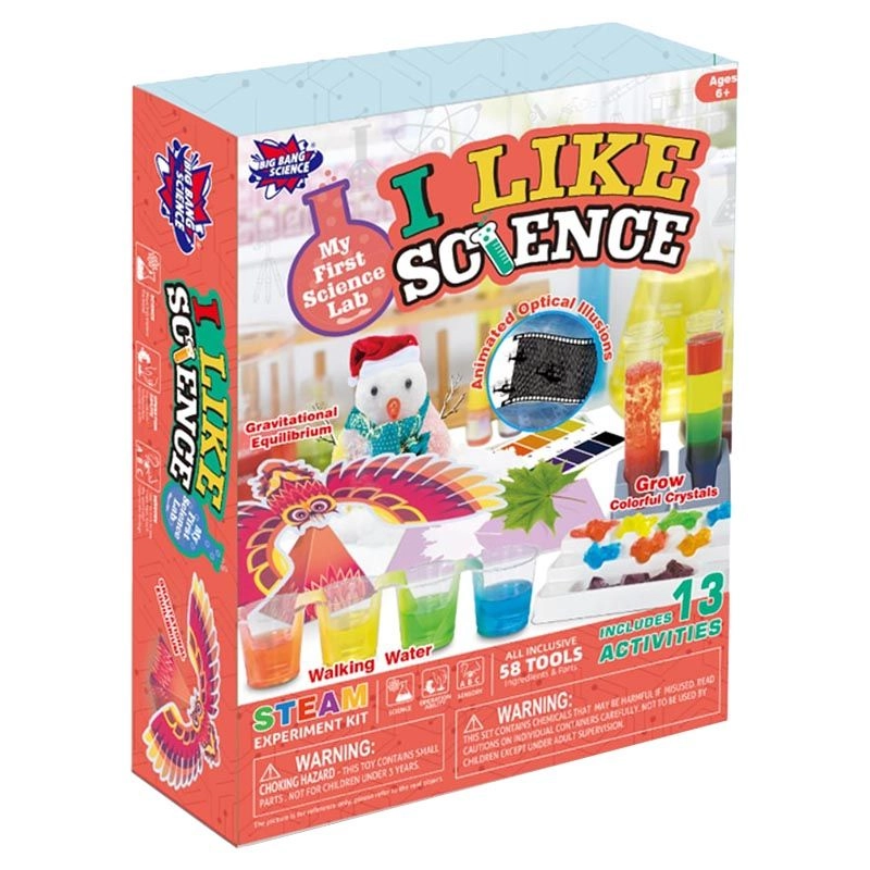 Mind Fizzing Science Experiment Kit - 6 years+ 19 pieces