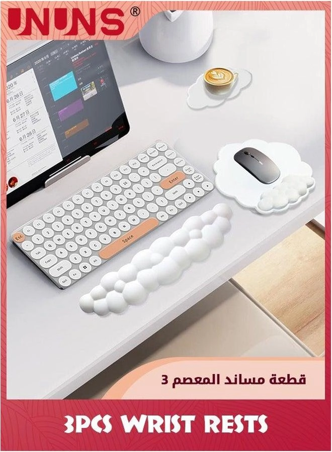Cloud PU Leather Ergonomic Mouse Pad