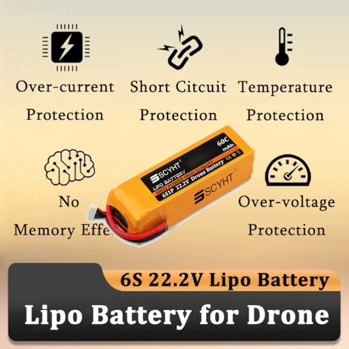 6S Drone Battery - 6000mAh 6500mAh 8000mAh