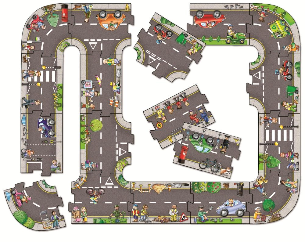 Giant Road Jigsaw - 2 years to 6 years 20 pieces