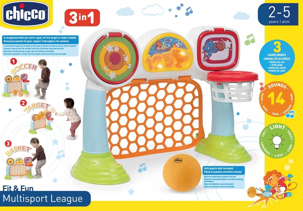 Electronic Multi Sport League - Suitable for 2 to 5 years