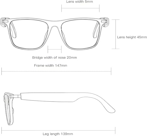 Ai Translator Smart Glasses - 164+ Language Translation AI Chat Deepseek R1 & Gemini-2.5