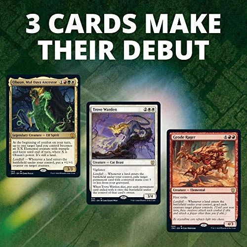 Zendikar Rising Commander Deck Land's Wrath - 100 cards