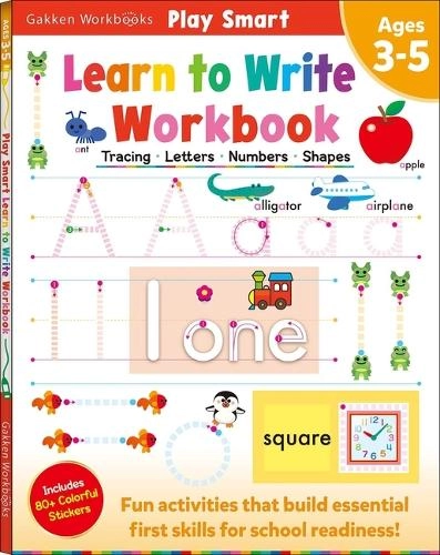 Gakken Play Smart Learn To Write Workbook - 3-5