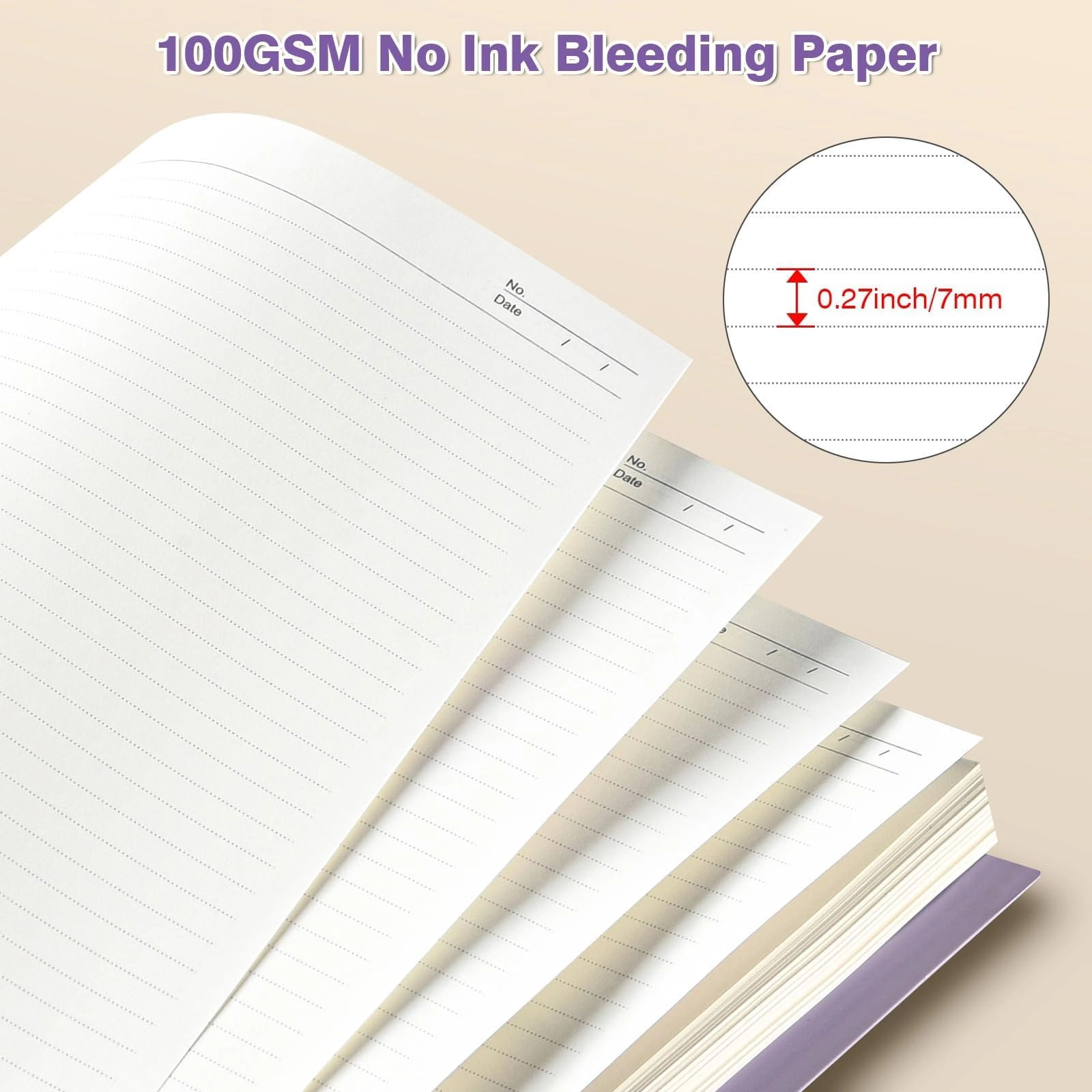 5 Subject Notebook A5 Spiral - Lined 150 Sheets