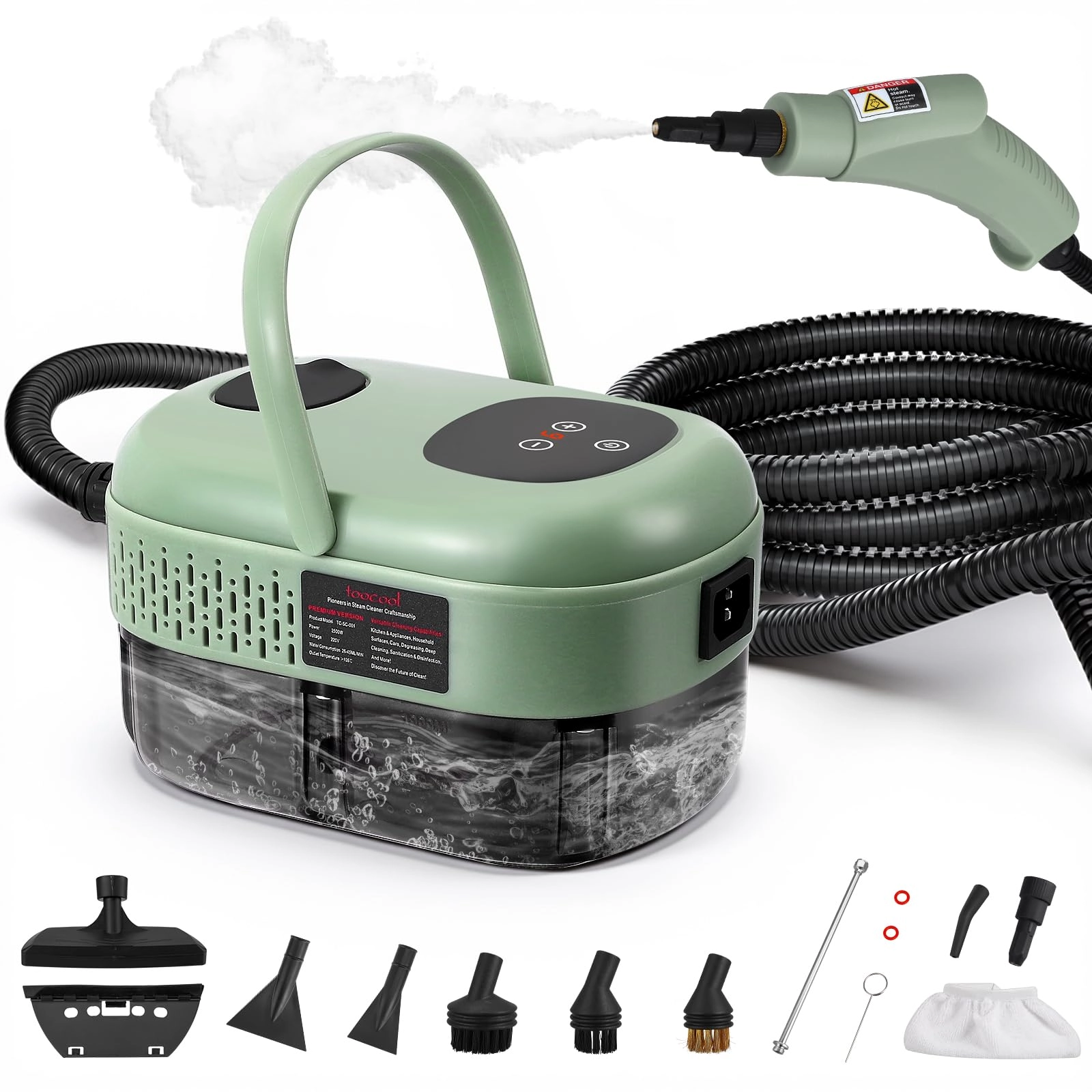 Handheld Steam Cleaner - 3 Bar 1100ml