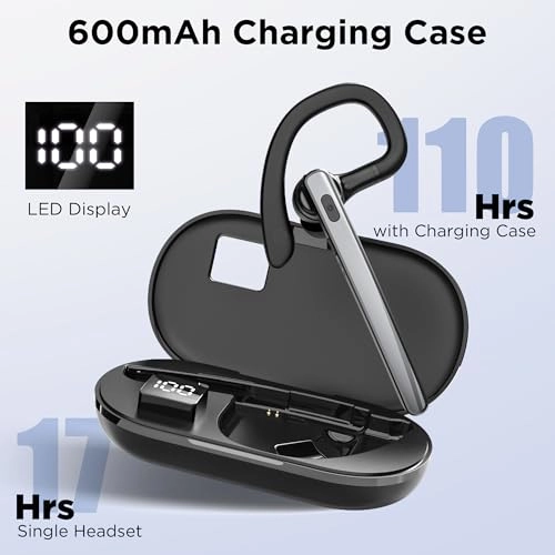 Bluetooth Headset V5.3 Wireless Headset