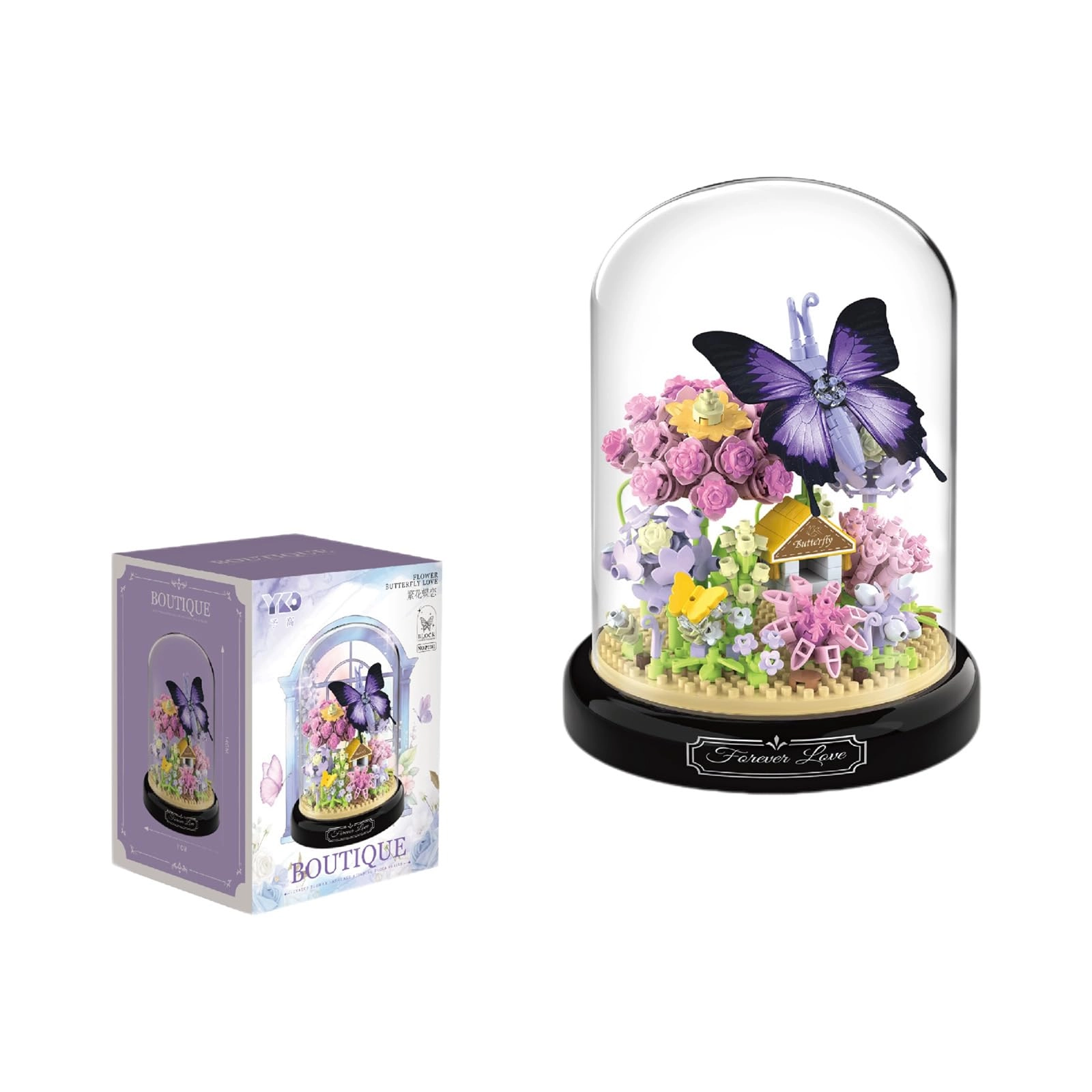 shenhailan Butterflies and flowers building block - Cat 582 pcs