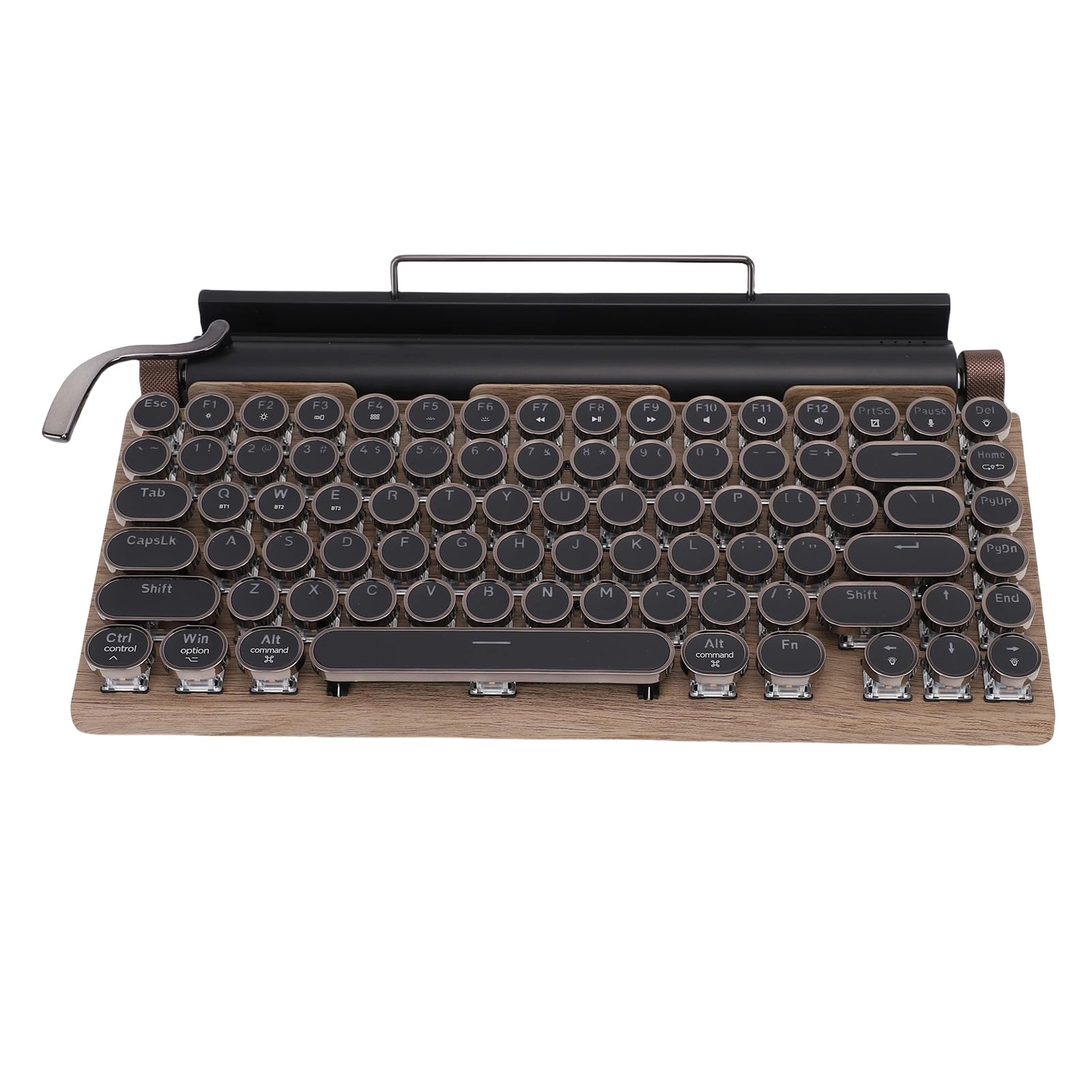 Retro Typewriter Keyboard - Wired/Wireless