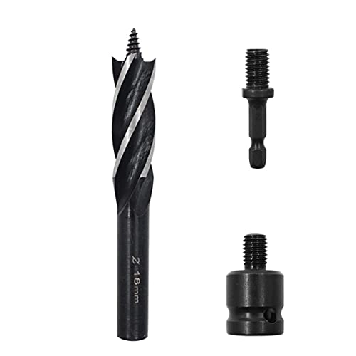 Auger Drill Bit Set - 3 Pcs High Carbon Steel 7/11"(16mm), 5/7"(18mm), 11/14"(20mm), 13/15"(22mm), 63/64"(25mm)
