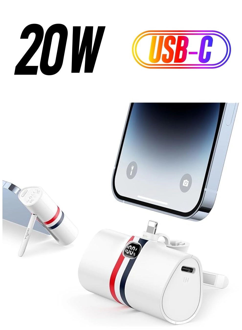 PROMASS Portable Charger - for iPhone 5000mAh 20W