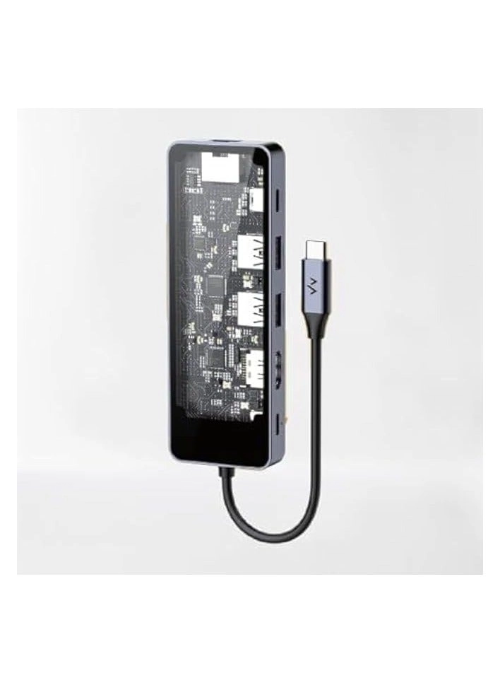 USB C Hub - 6-in-1 4K HDMI USB 3.0