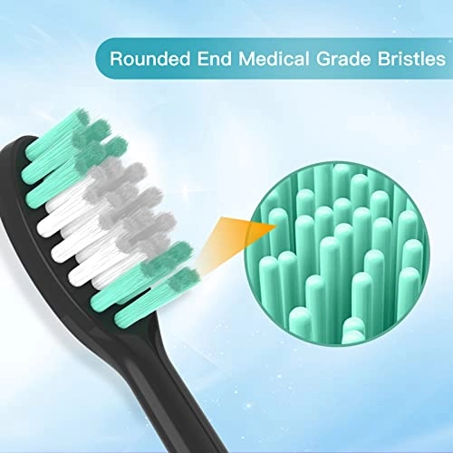 Replacement Toothbrush Heads - 8 Pack Electric White