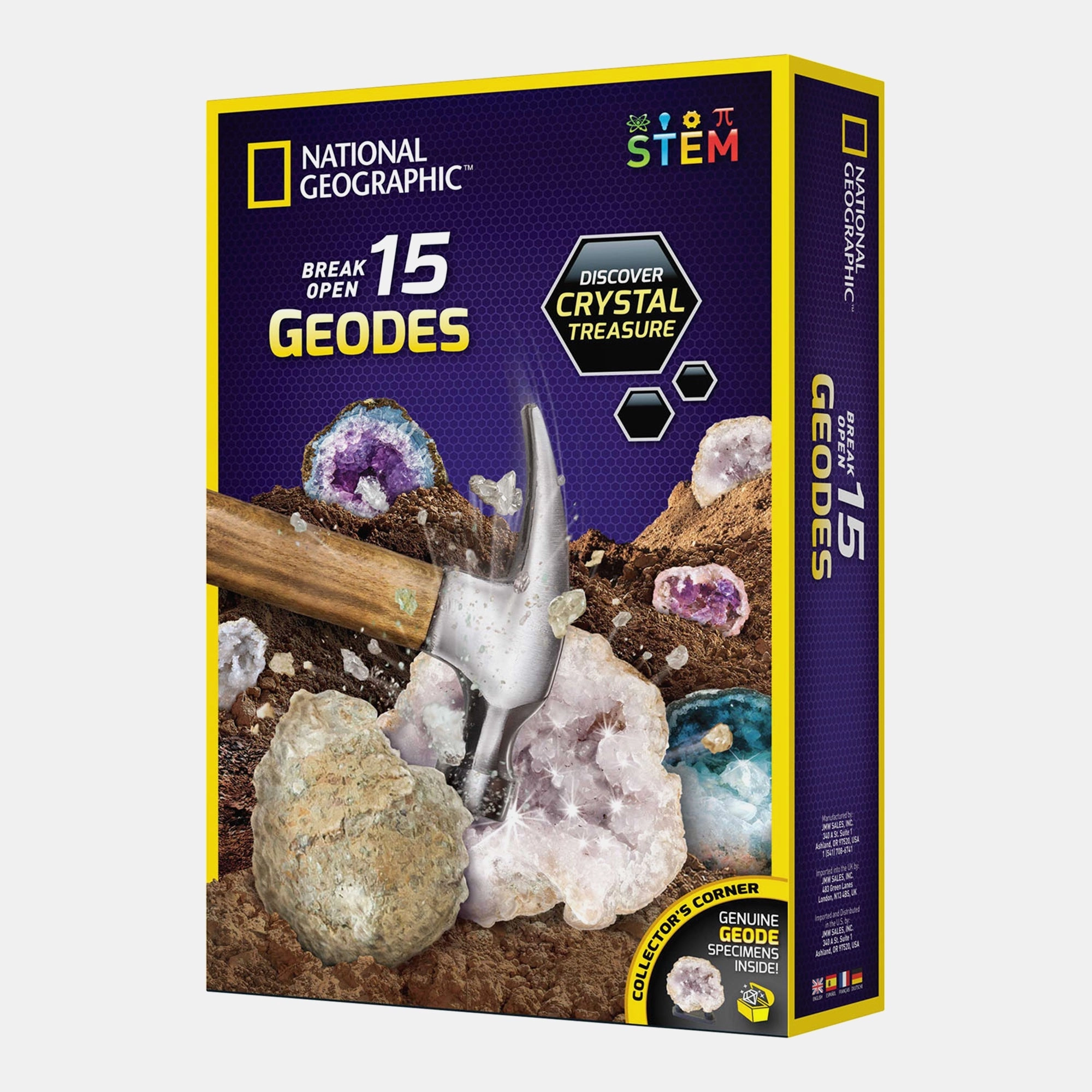 National Geographic Break Open Geodes Kit Science - 8 years+ 16 pieces