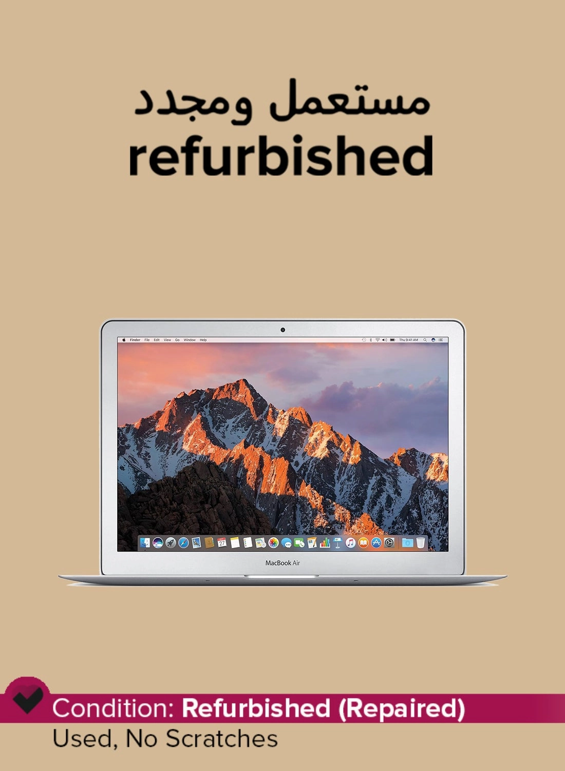 (Renewed) MacBook Air A1465 - 11'' Core i5 4GB DDR3 128GB SSD