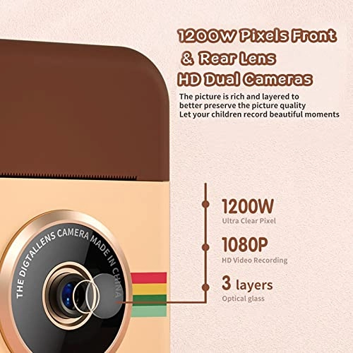 Instant Print Camera - 3 in 1 32GB