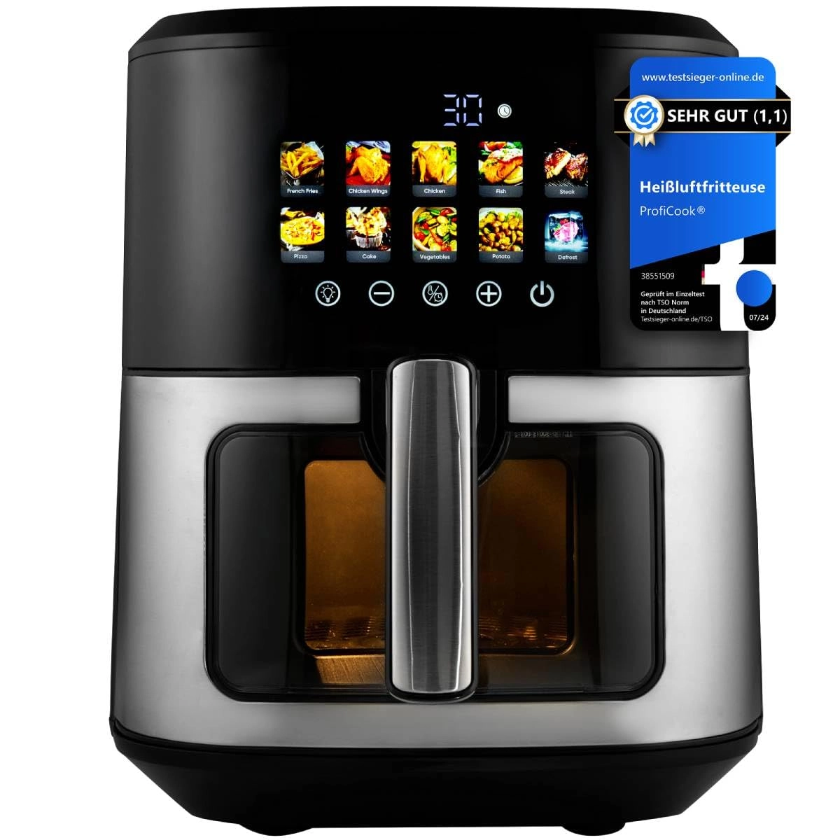 ProfiCook Hot Air Fryer XXL PC-FR 1286 H - 6.5L