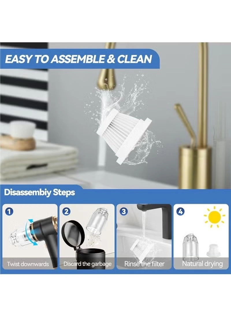 Handheld Vacuum Cleaner - 2x2000 mAh