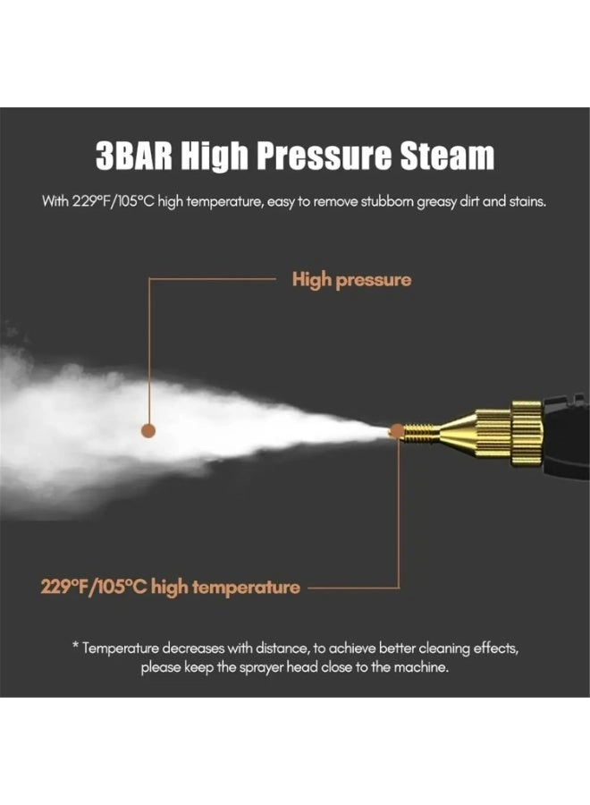 High Pressure Steam Cleaner - 3.0 BAR 1000ml