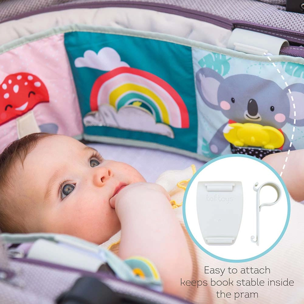 Koala Clip On Pram Baby Book - Suitable for 0 month and above