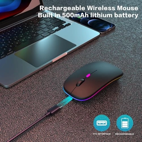 Dual Mode Rechargeable Mouse - Wireless