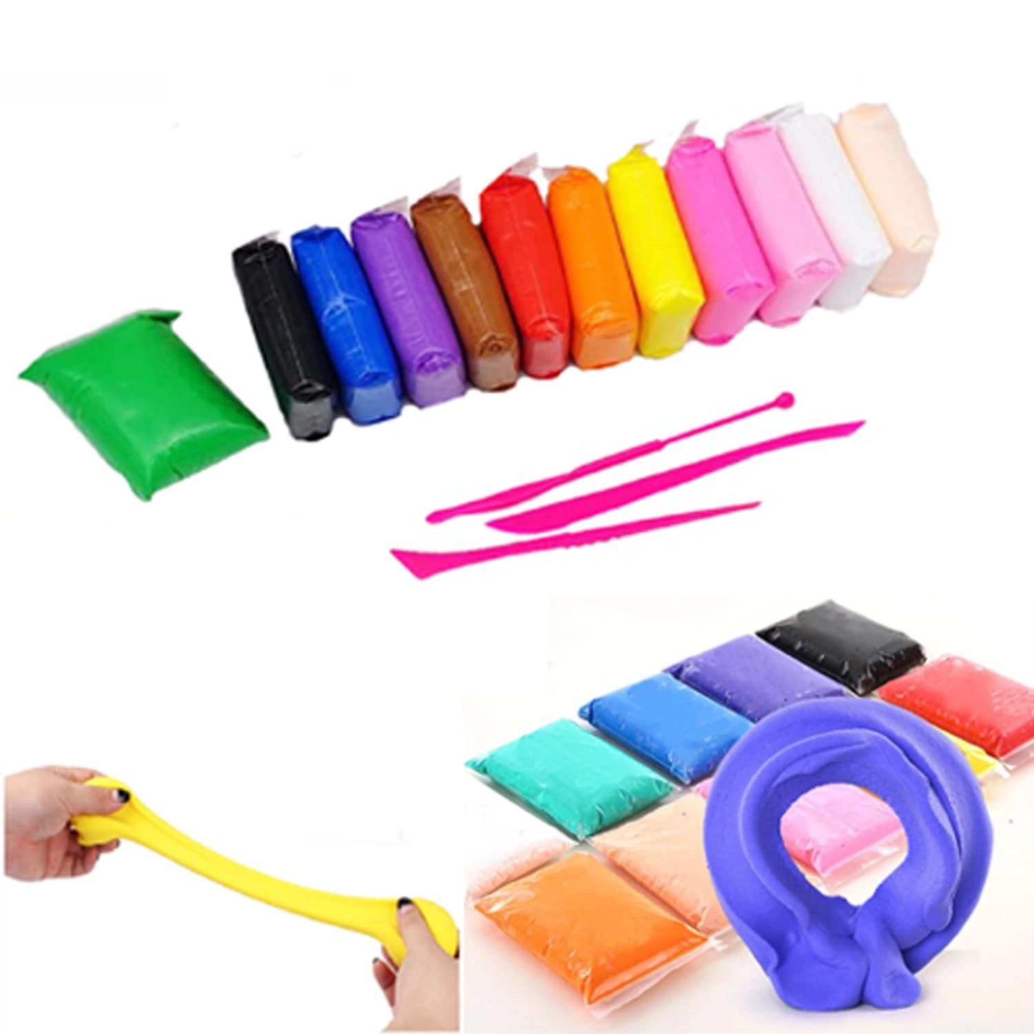 India, VGI Air Dry Clay - 564 Grams 72 pcs.