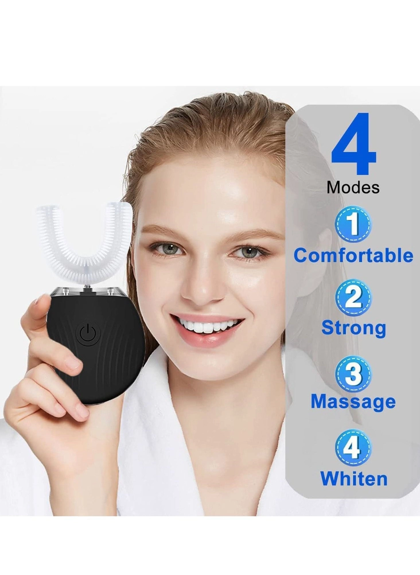 U Shaped Electric Toothbrush - Automatic 5 Modes IPX7