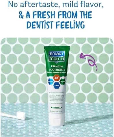 Premium Fluoride Toothpaste 6 oz, 5-Pack