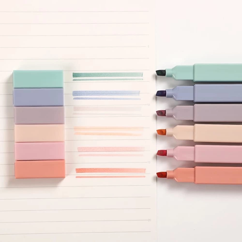 Cute Highlighters - Multicolor Chisel Tip