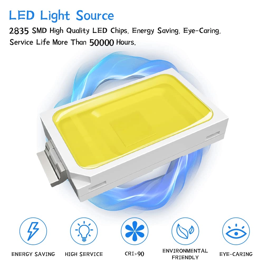 Crystal Ceiling Light - 3000k-6000k Dimmable