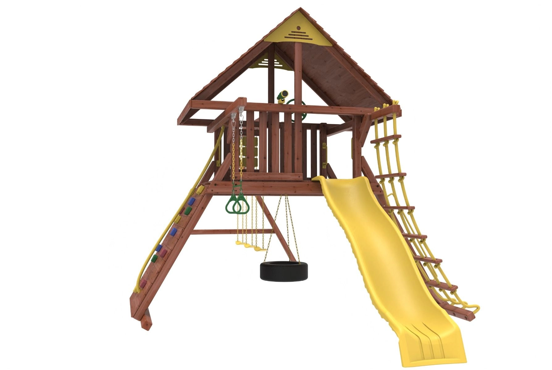Discovery Den - 3 swings Wave slide