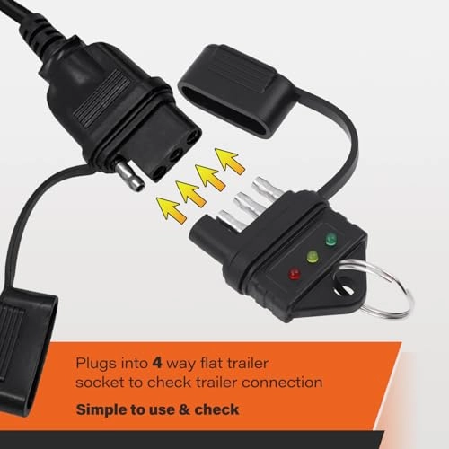 4 Way Flat Trailer Circuit Tester