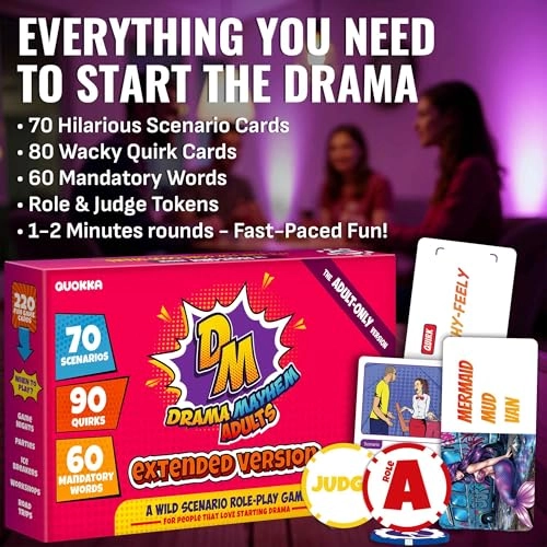 Drama Mayhem - Adults Extended Pack - Card Game
