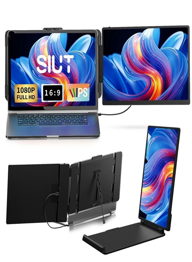 SIUT Laptop Screen Extender Monitor - Dual 14 inch IPS FHD 1080P