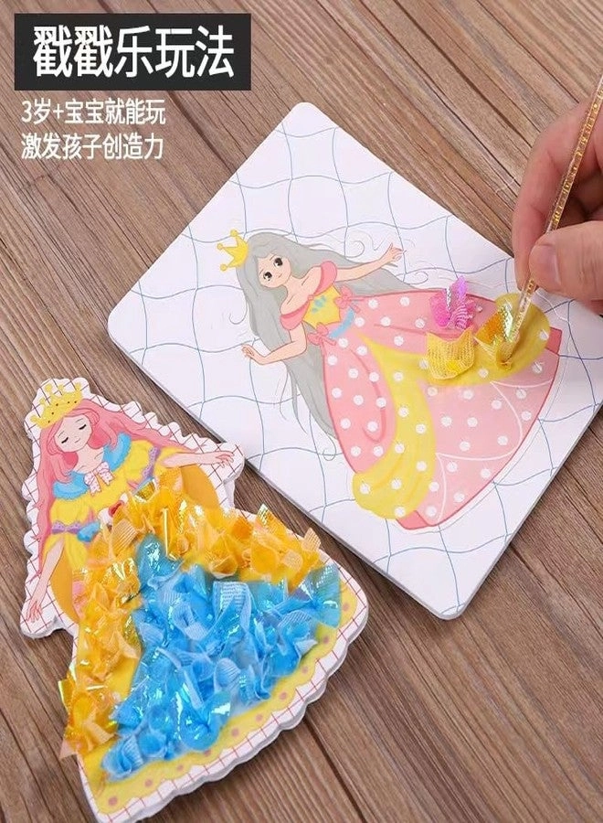 Fashion Design Drawing Book - Watercolor Painting Stickers Age 3-8